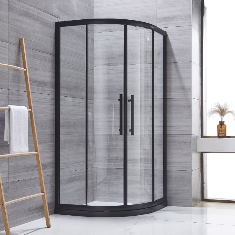 Black Frame Shower Cabin