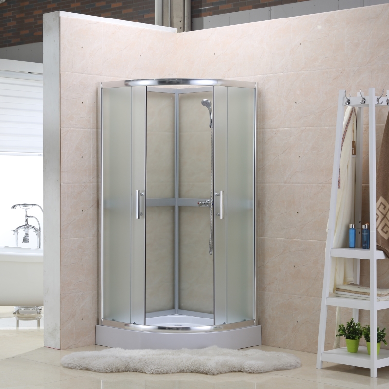 Silver Frame Shower Cabin