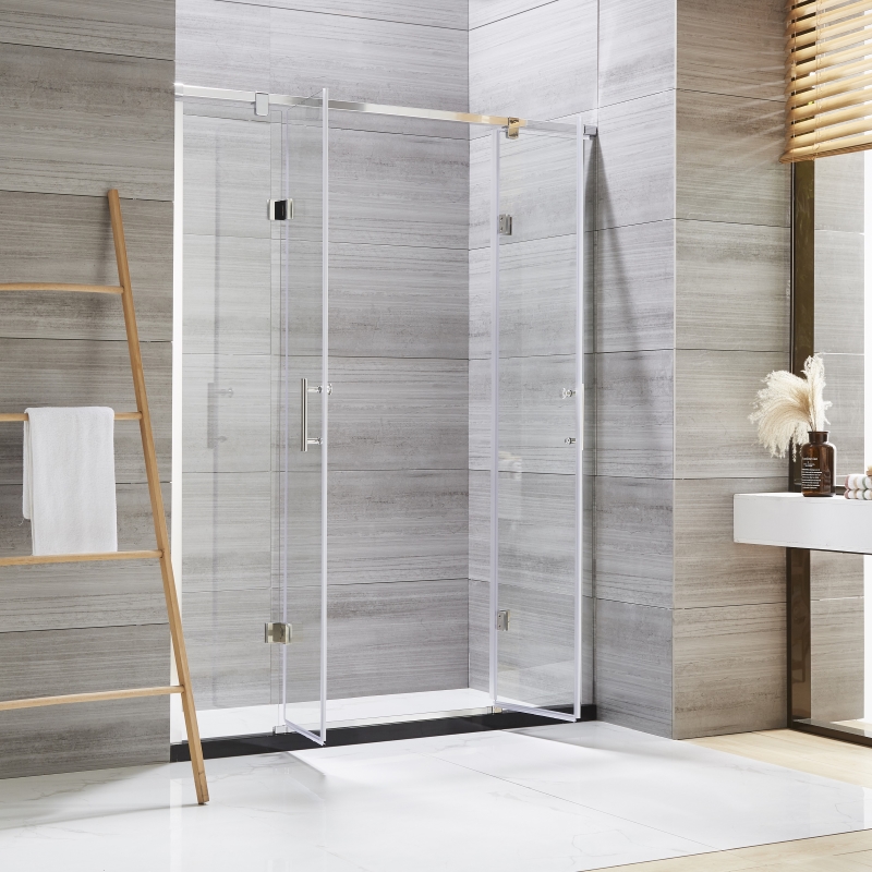 Double Hinged Door Shower Door 