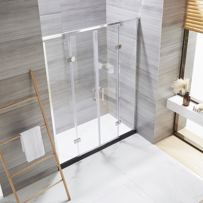 Double Hinged Door Shower Door 