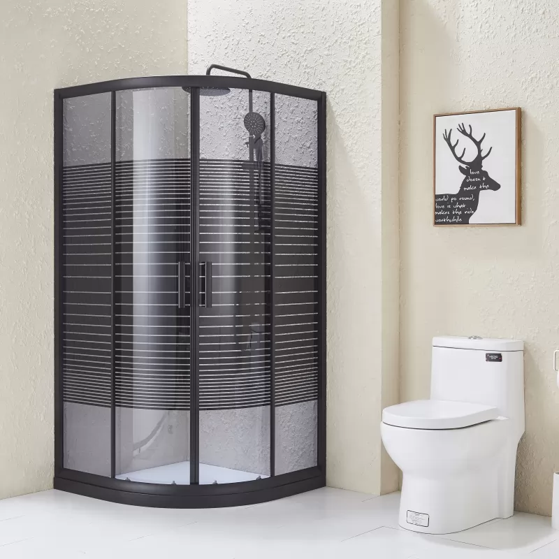 Black Glass Shower Enclosure