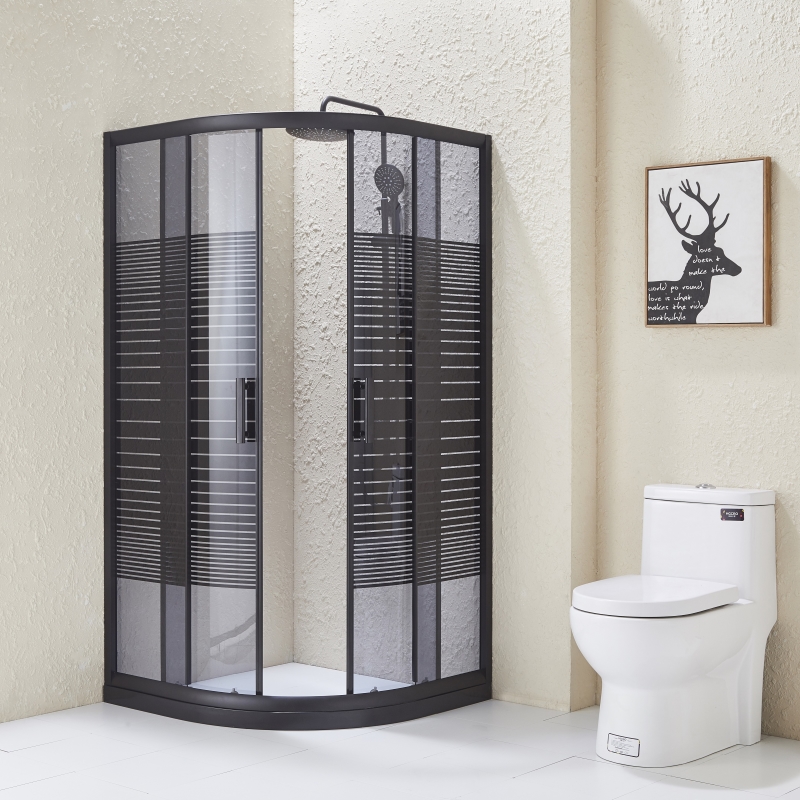 Black Glass Shower Enclosure