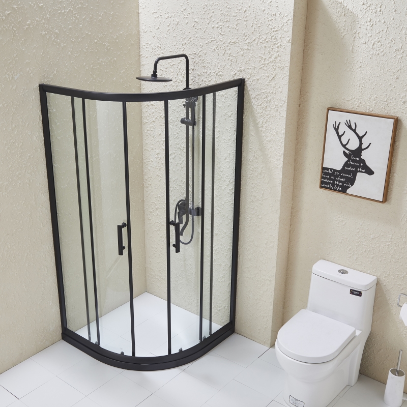 Black Frame Shower Enclosure