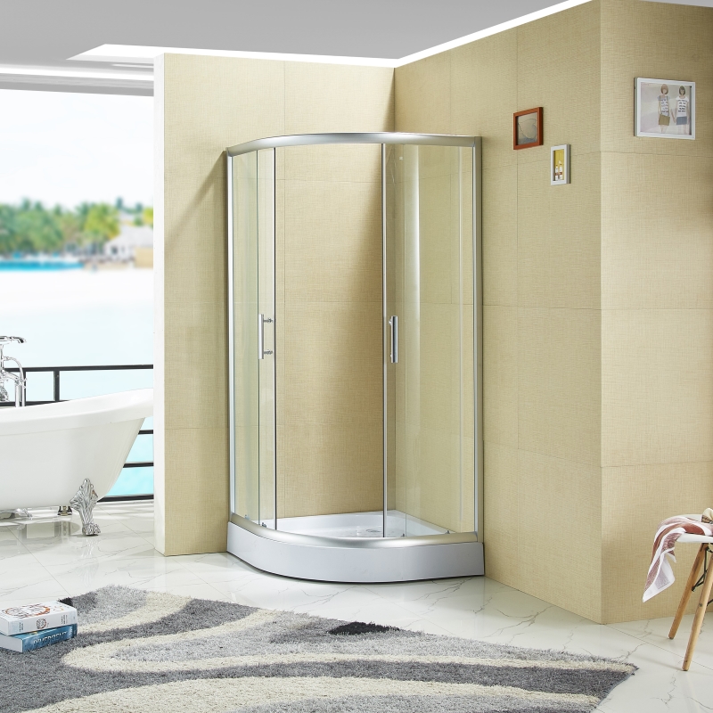 Clear Glass Shower Enclosure