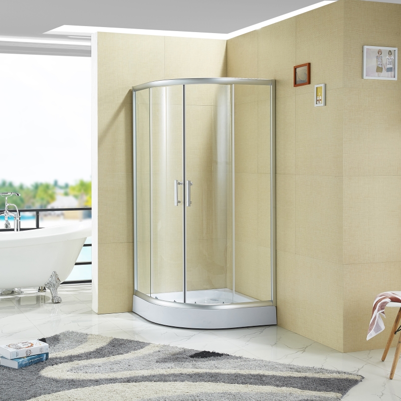 Clear Glass Shower Enclosure