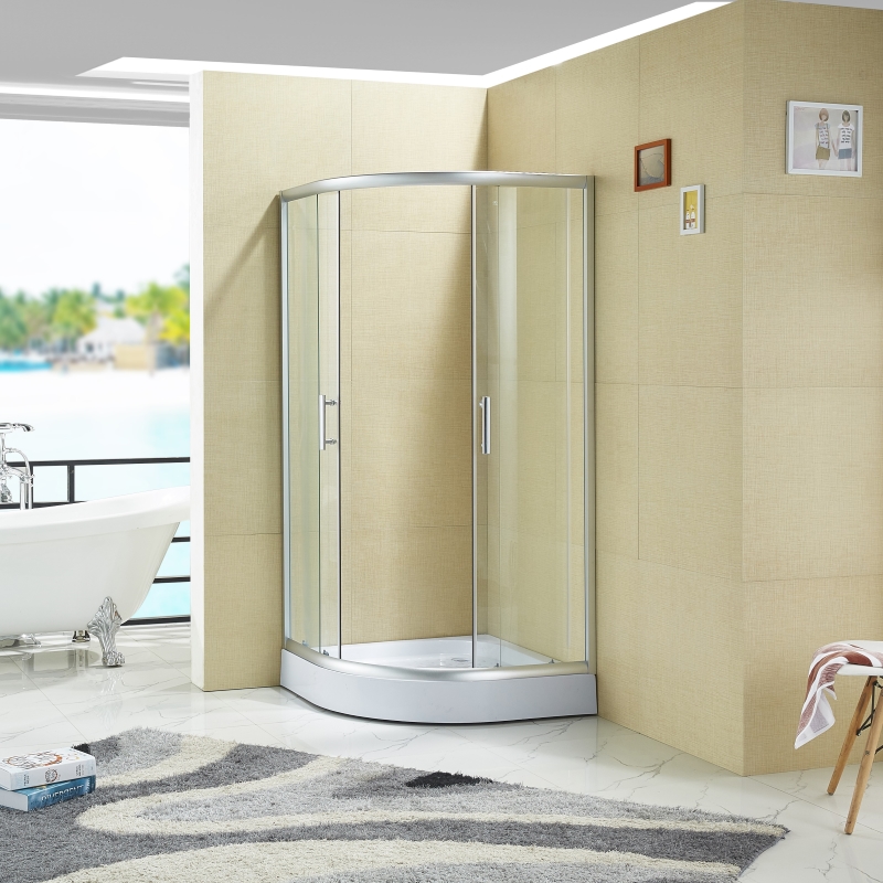 Clear Glass Shower Enclosure