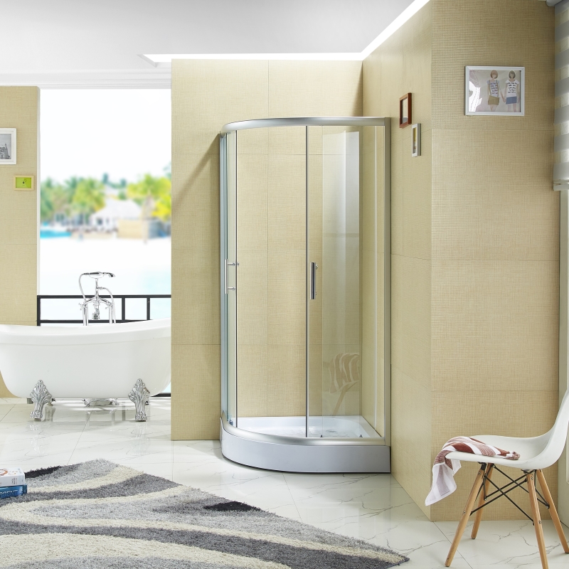 Clear Glass Shower Enclosure