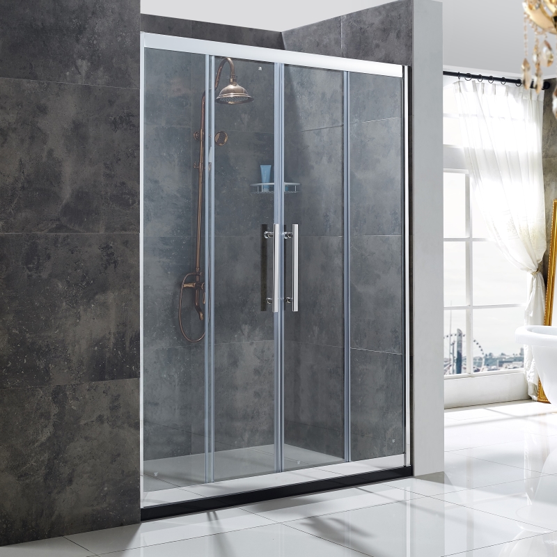 Four Glass Walk-in Shower Enclosure