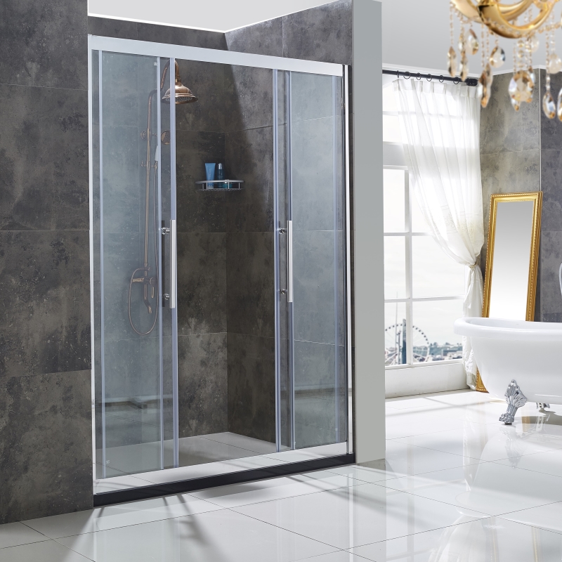 Four Glass Walk-in Shower Enclosure