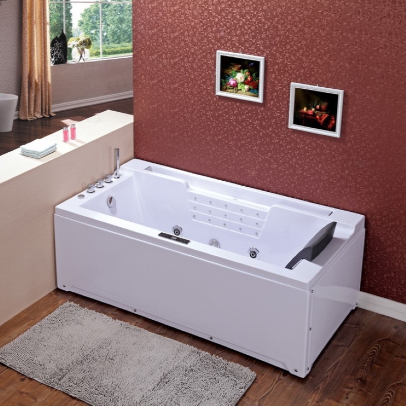 Acrylic Single Person Massage Bathtub