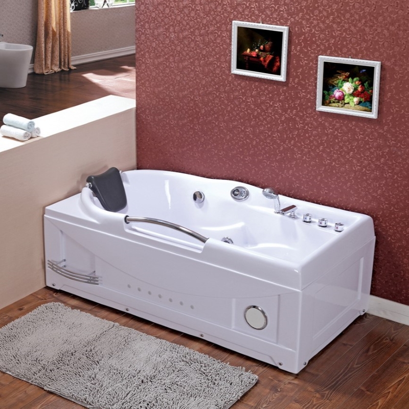 Acrylic Single Person Massage Bathtub