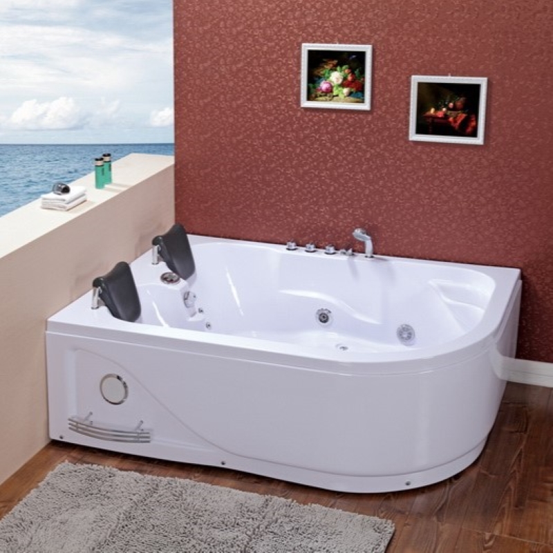 Rectangle Two Person Massage Bathtub